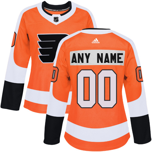 Premier Women's Orange Hockey Jersey - Home Customized Philadelphia Flyers