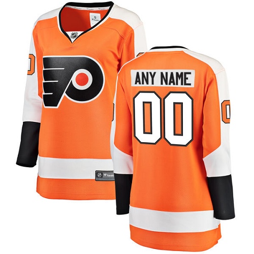 Fanatics Branded Breakaway Women's Orange Hockey Jersey - Home Customized Philadelphia Flyers