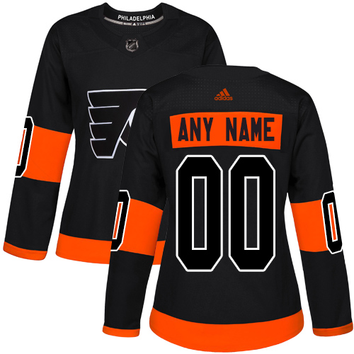 Authentic Women's Black Hockey Jersey - Alternate Customized Philadelphia Flyers