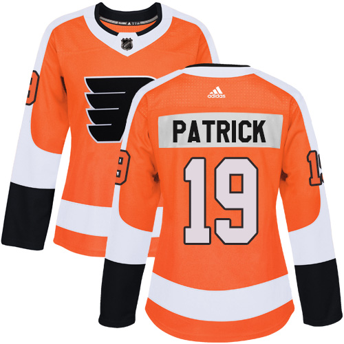 #19 Premier Nolan Patrick Women's Orange Hockey Jersey - Home Philadelphia Flyers