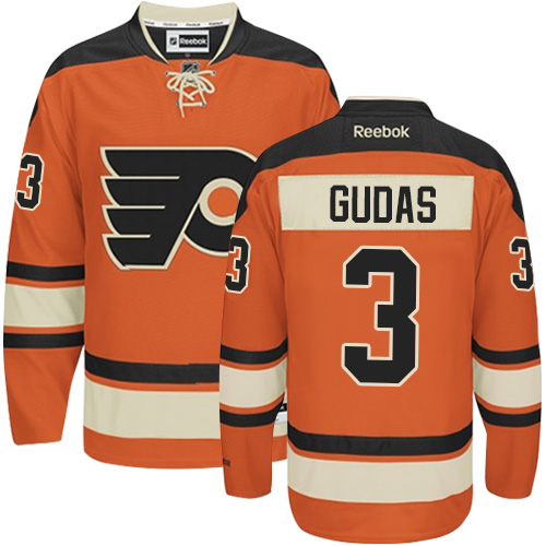 #3 Premier Radko Gudas Youth Black Hockey Jersey - Alternate Philadelphia Flyers