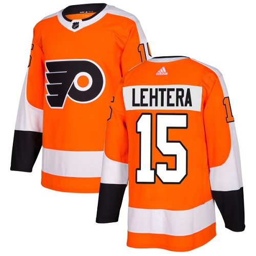 #15 Premier Jori Lehtera Youth Orange Hockey Jersey - Home Philadelphia Flyers