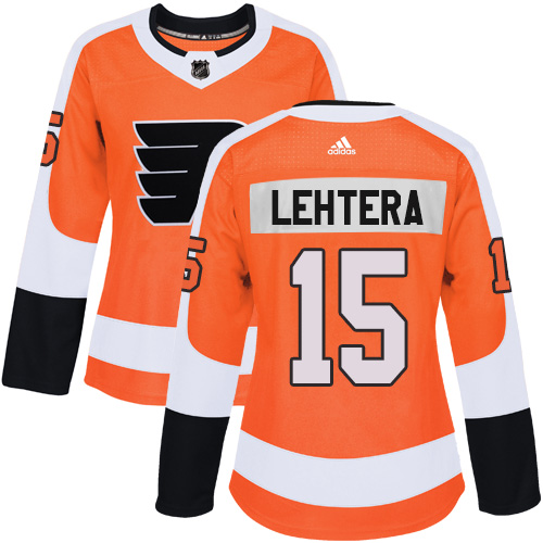 #15 Premier Jori Lehtera Women's Orange Hockey Jersey - Home Philadelphia Flyers