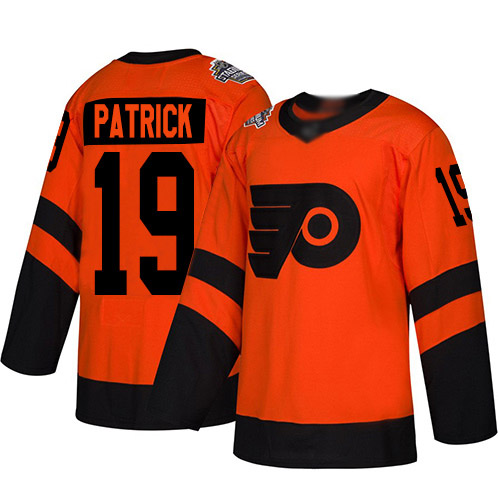 #19 Authentic Nolan Patrick Youth Orange Hockey Jersey - Philadelphia Flyers 2019 Stadium Series #19 Authentic Nolan Patrick Youth Orange Hockey Jersey - Philadelphia Flyers 2019 Stadium Series