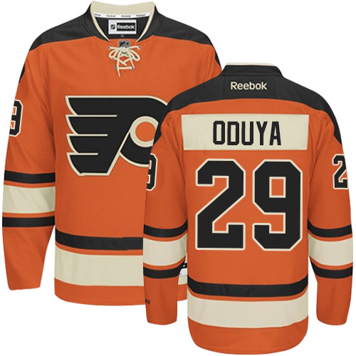 #29 Reebok Authentic Johnny Oduya Youth Orange NHL Jersey - New Third Philadelphia Flyers