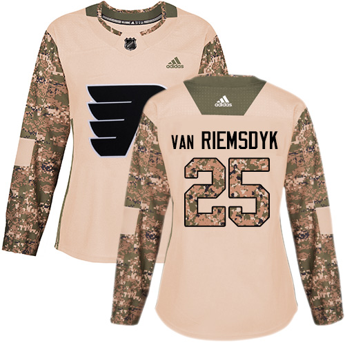 #29 Adidas Authentic Johnny Oduya Women's Camo NHL Jersey - Philadelphia Flyers Veterans Day Practice