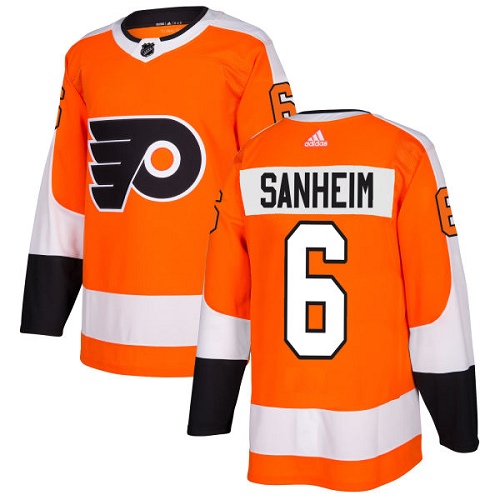Men's Reebok Philadelphia Flyers #27 Boyd Gordon Premier Orange Home NHL Jersey