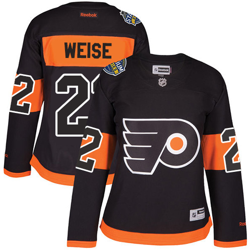 #22 Authentic Dale Weise Women's Orange Hockey Jersey - Philadelphia Flyers 2019 Stadium Series #22 Authentic Dale Weise Women's Orange Hockey Jersey - Philadelphia Flyers 2019 Stadium Series