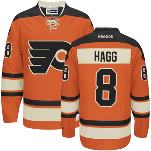 #8 Premier Robert Hagg Youth Black Hockey Jersey - Alternate Philadelphia Flyers