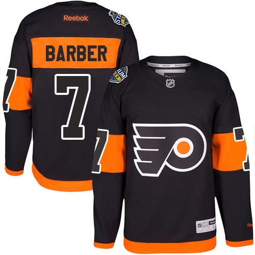 #7 Authentic Bill Barber Youth Orange Hockey Jersey - Philadelphia Flyers 2019 Stadium Series