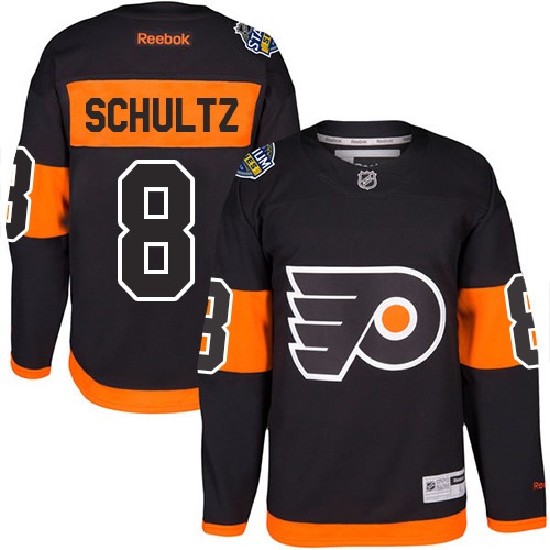 #8 Authentic Dave Schultz Men's Orange Hockey Jersey - Philadelphia Flyers 2019 Stadium Series