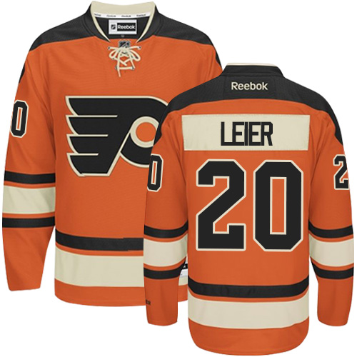 #20 Premier Taylor Leier Youth Black Hockey Jersey - Alternate Philadelphia Flyers