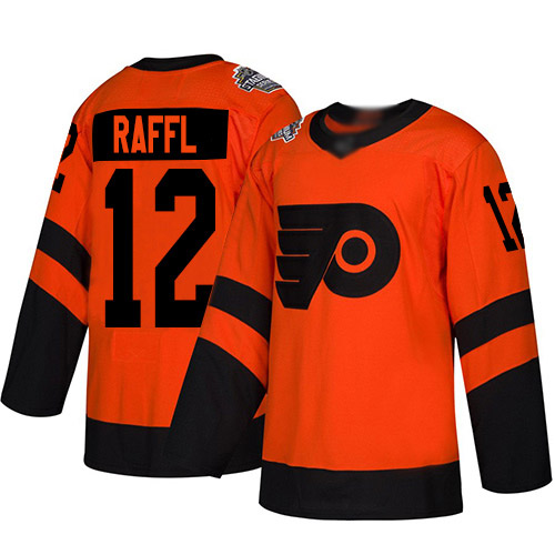 #12 Authentic Michael Raffl Women's Orange Hockey Jersey - Philadelphia Flyers 2019 Stadium Series #12 Authentic Michael Raffl Women's Orange Hockey Jersey - Philadelphia Flyers 2019 Stadium Series