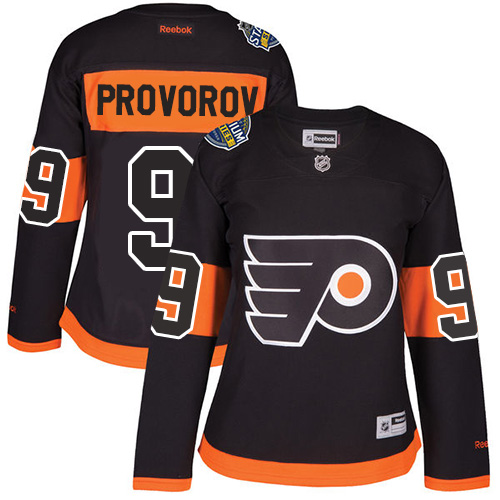 #9 Authentic Ivan Provorov Women's Orange Hockey Jersey - Philadelphia Flyers 2019 Stadium Series