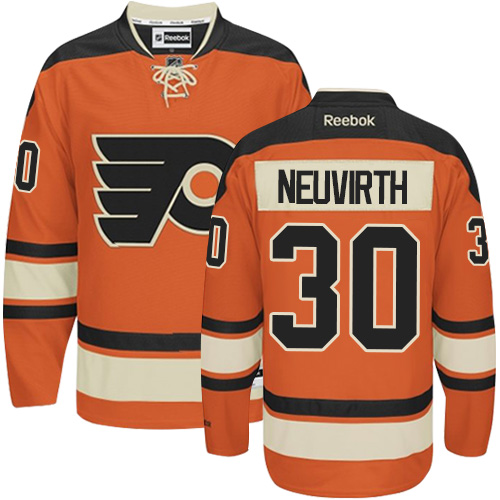 #30 Premier Michal Neuvirth Youth Black Hockey Jersey - Alternate Philadelphia Flyers