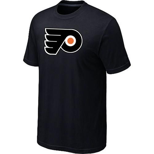 Hockey Men's Philadelphia Flyers Big & Tall Logo T-Shirt - Black Hockey Men's Philadelphia Flyers Big & Tall Logo T-Shirt - Black