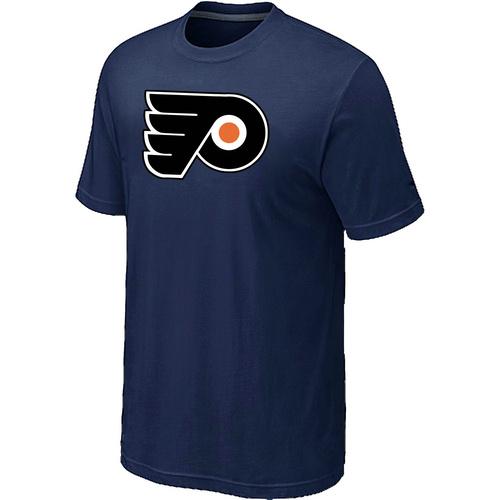 Hockey Men's Philadelphia Flyers Big & Tall Logo T-Shirt - Navy Hockey Men's Philadelphia Flyers Big & Tall Logo T-Shirt - Navy
