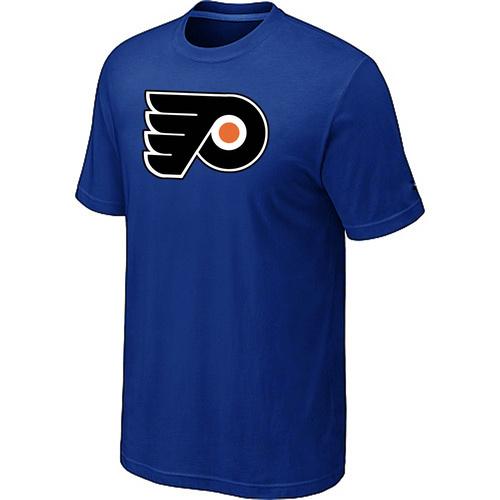 Hockey Men's Philadelphia Flyers Big & Tall Logo T-Shirt - Blue Hockey Men's Philadelphia Flyers Big & Tall Logo T-Shirt - Blue