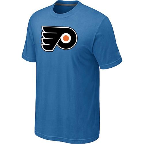 Hockey Men's Philadelphia Flyers Big & Tall Logo T-Shirt - Light Blue Hockey Men's Philadelphia Flyers Big & Tall Logo T-Shirt - Light Blue