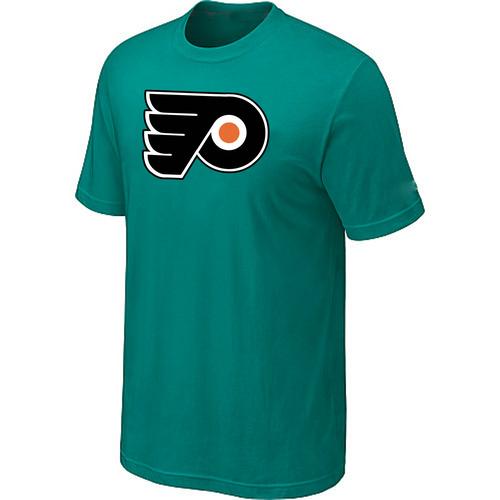 Hockey Men's Philadelphia Flyers Big & Tall Logo T-Shirt - Aque Green Hockey Men's Philadelphia Flyers Big & Tall Logo T-Shirt - Aque Green