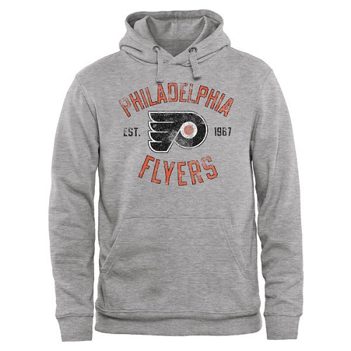 Hockey Men's Philadelphia Flyers Heritage Pullover Hoodie - Ash