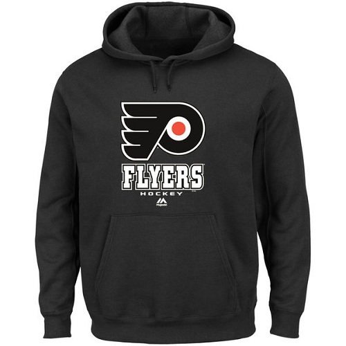 Hockey Men's Philadelphia Flyers Big & Tall Critical Victory Pullover Hoodie - Black