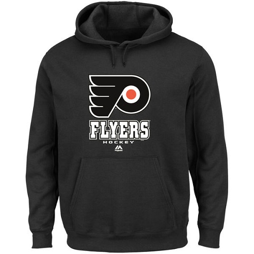 Hockey Men's Philadelphia Flyers Critical Victory VIII Fleece Hoodie - Black